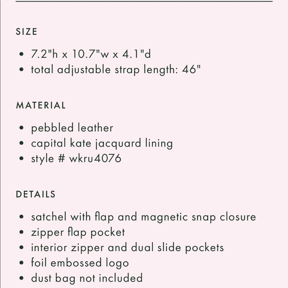 Kate Spade Miri Chester Crossbody | Satchel - Picture 8 of 8